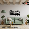 Formula F1 Metal wall hangers & key Holder