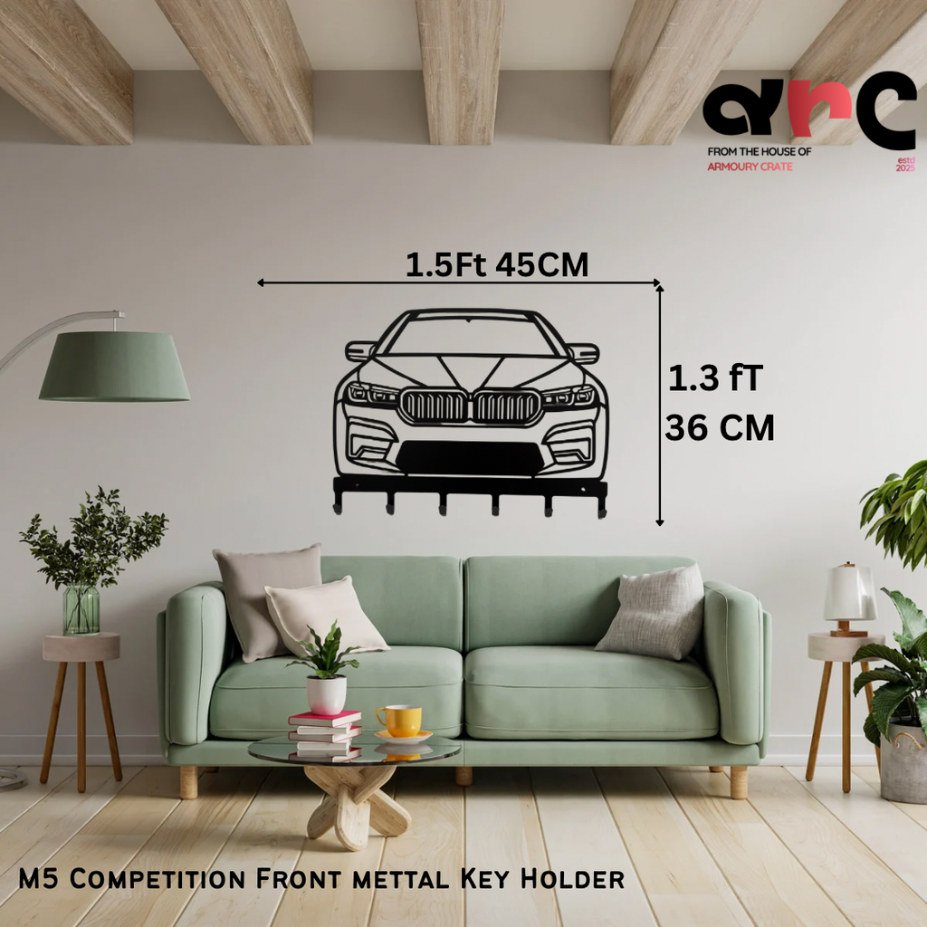 M5 Competition Metal wall hangers & key Holder