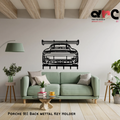Porche 911 Metal wall hangers & key Holder