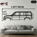 Land Rover Defender D110 Metal Wall Art