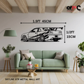 Nissan Skyline GT-R – Back view Metal Wall Art