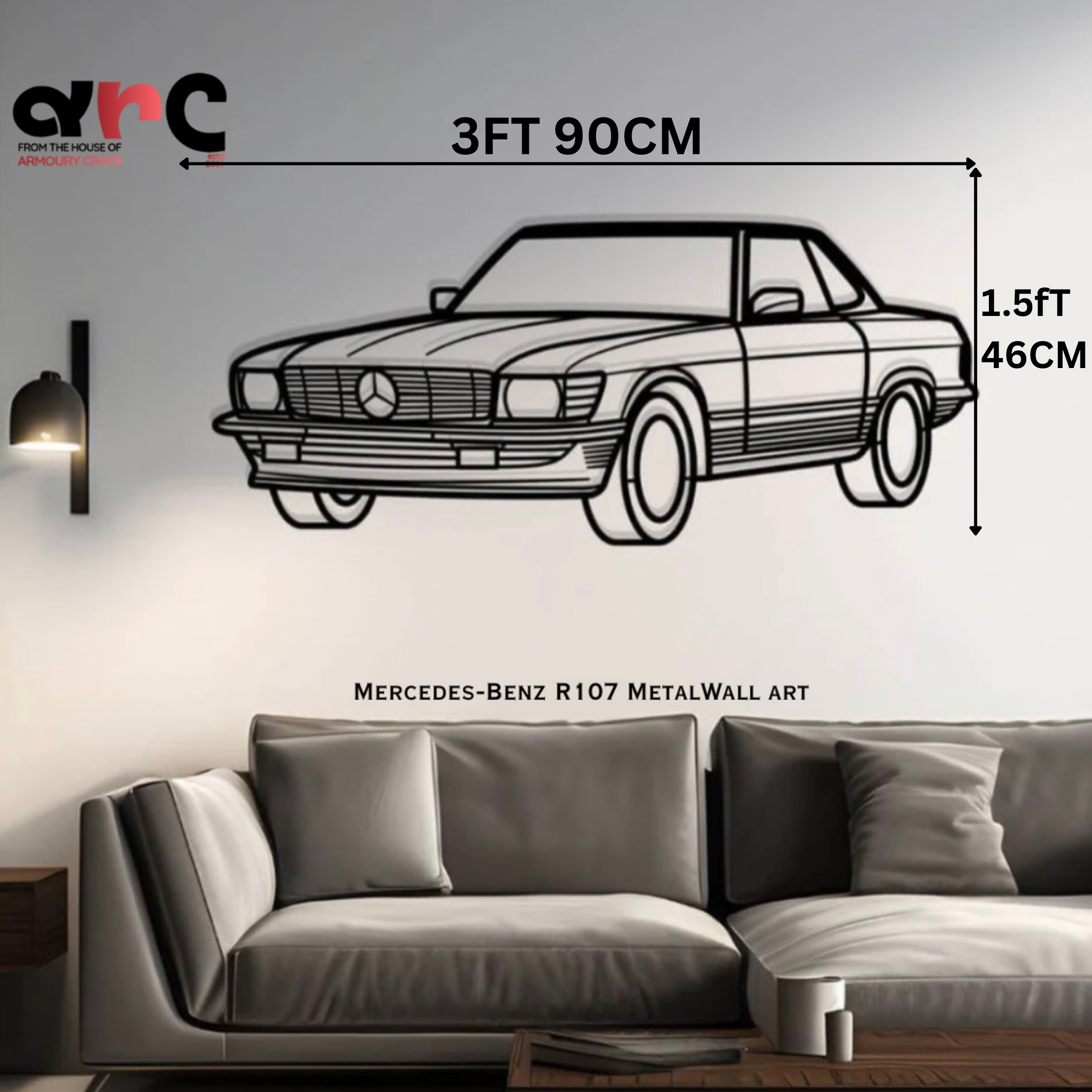 Mercedes-Benz SL-Class Metal Wall Art