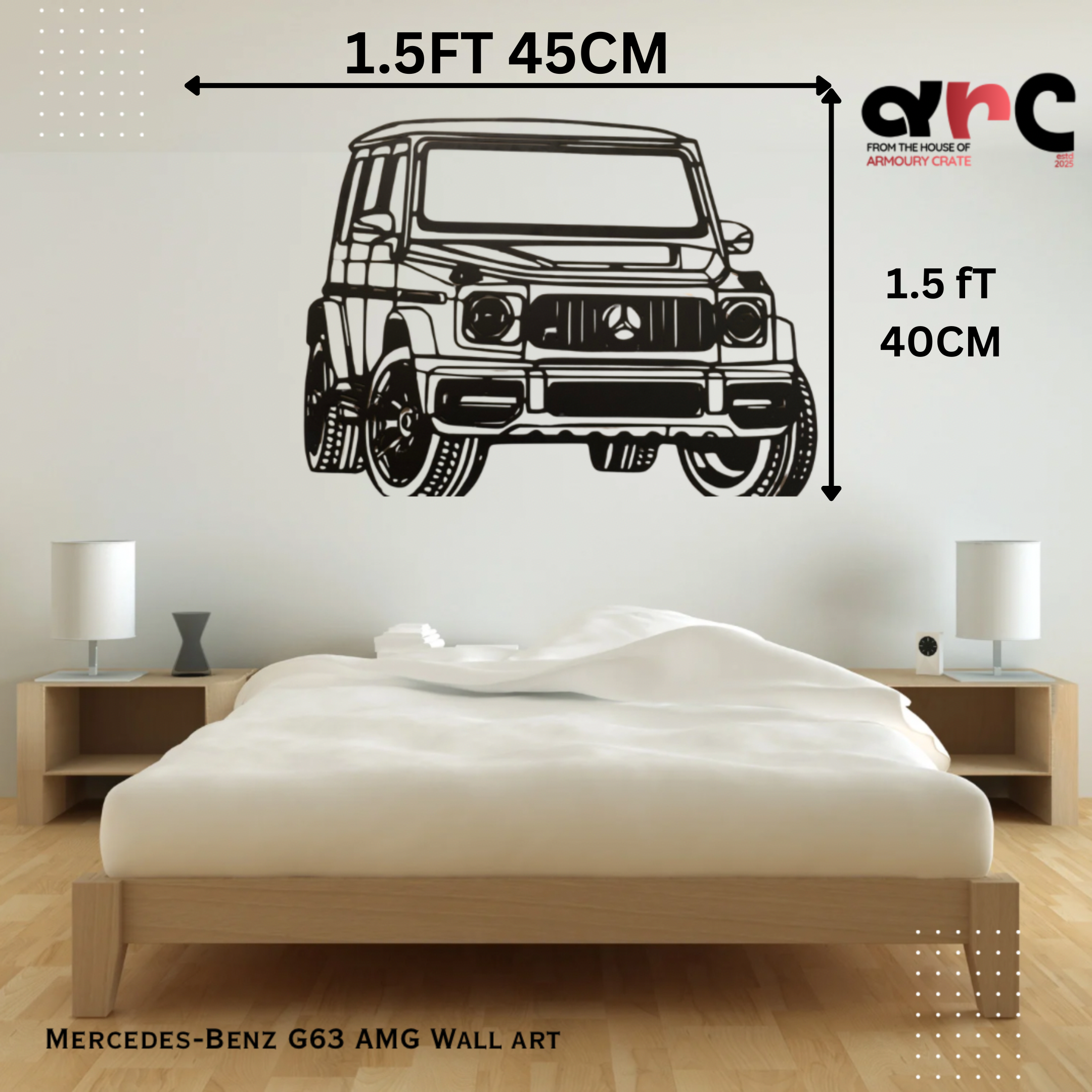 Mercedes-Benz G63 AMG Metal Wall Art