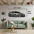 Nissan Skyline GT-R – Front view Metal Wall Art
