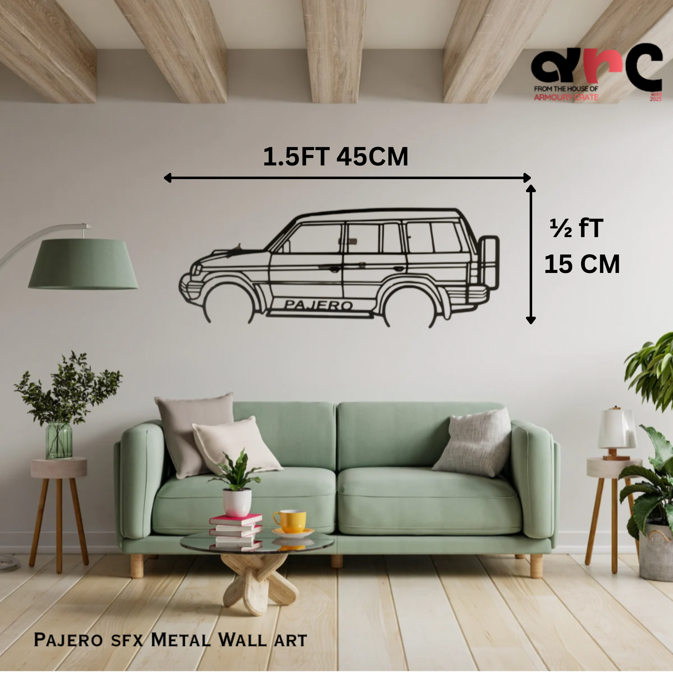 Pajero SFX Metal Wall Art