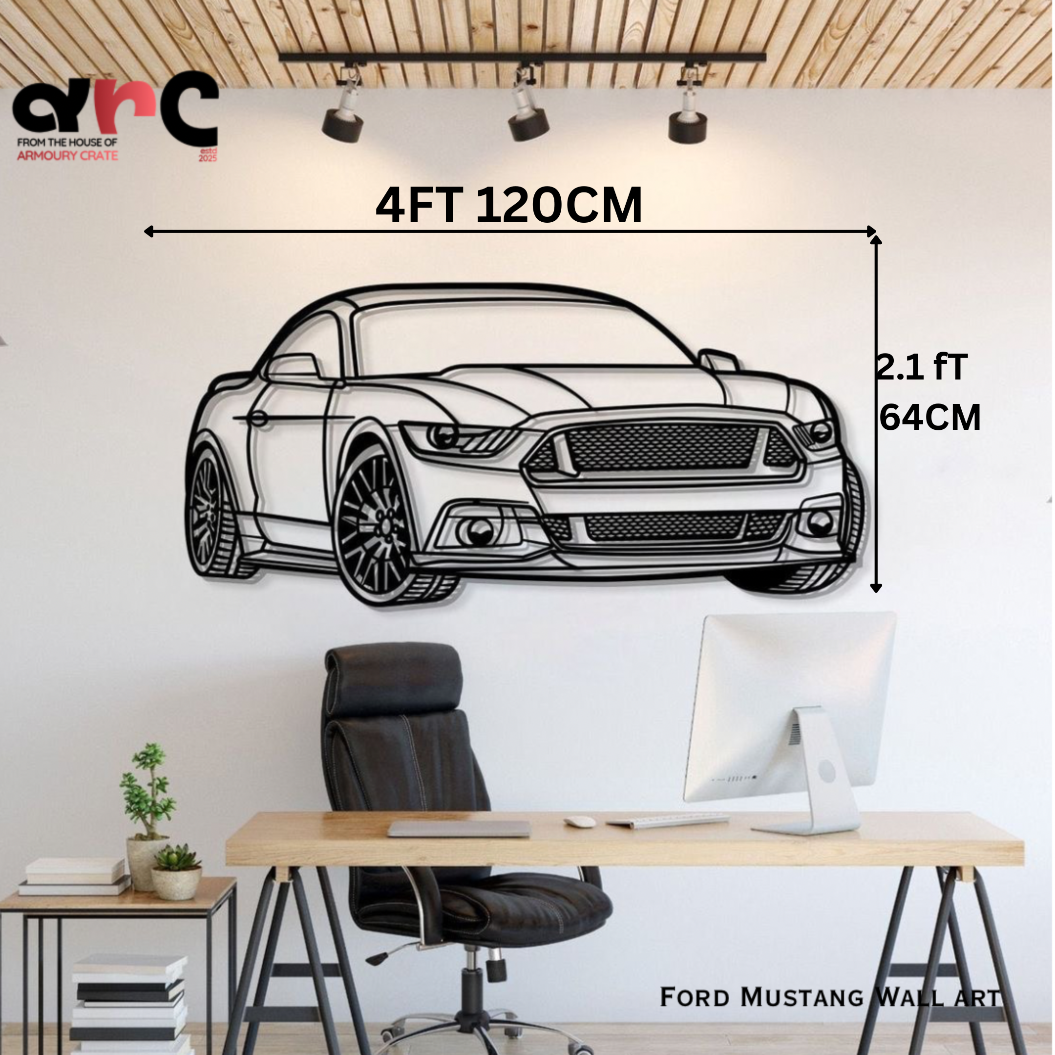 Ford Mustang Metal Wall Art