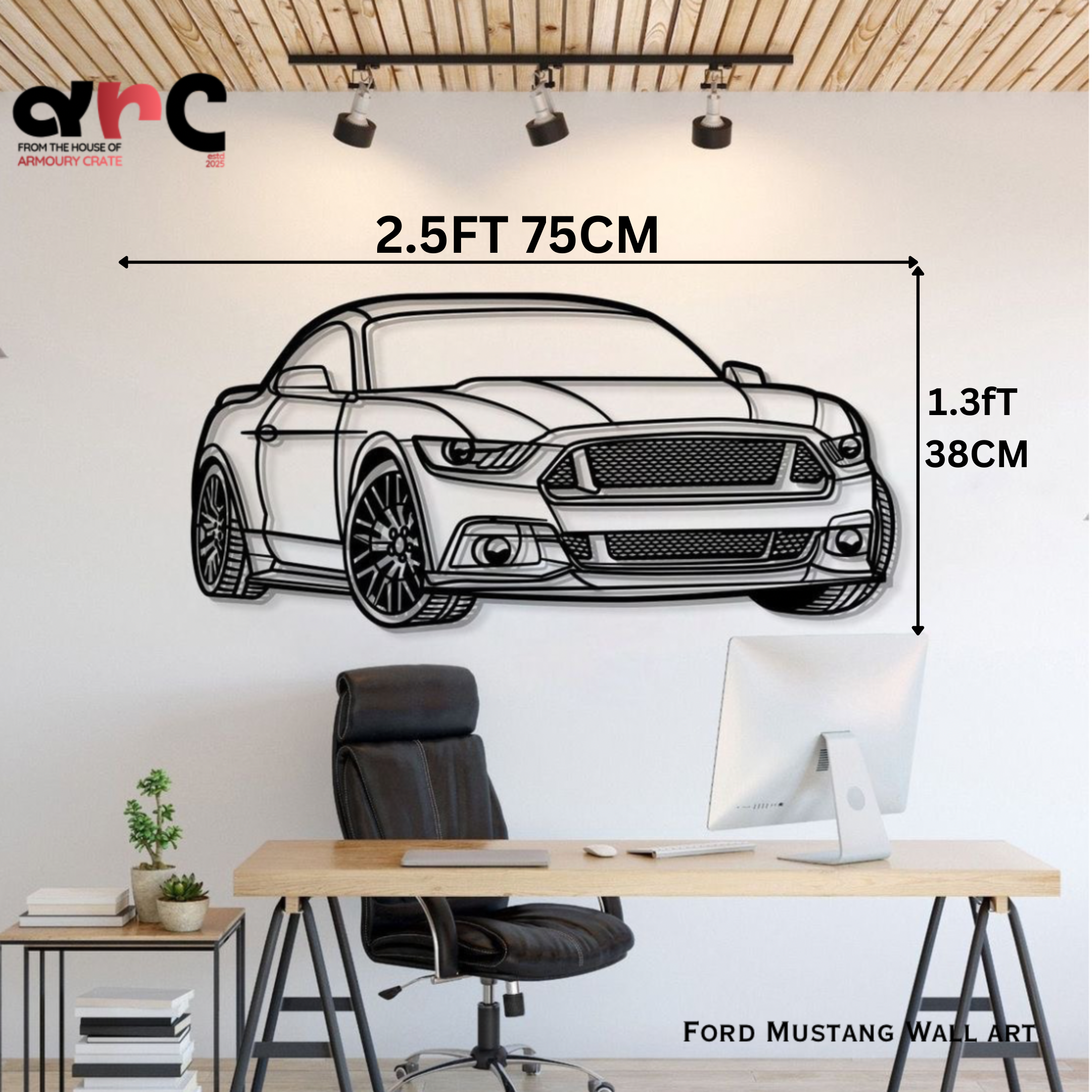 Ford Mustang Metal Wall Art