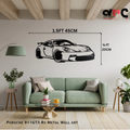 Porsche 911 GT3 RS Metal Wall Art