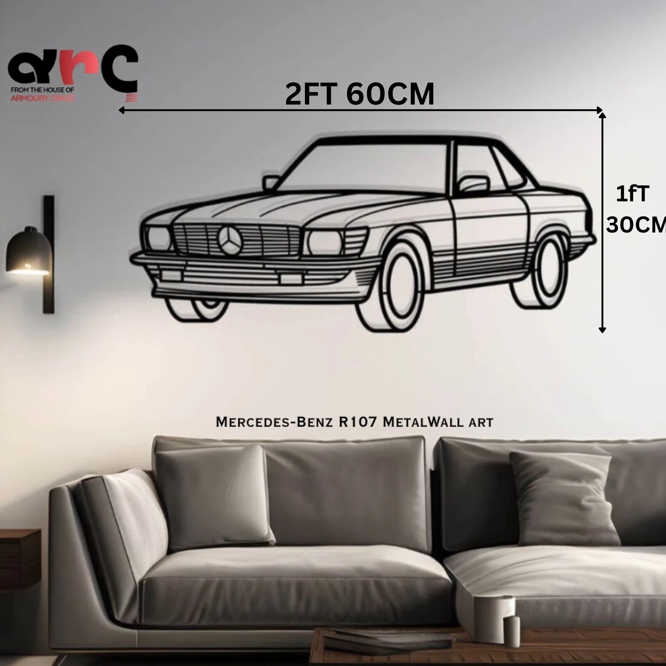 Mercedes-Benz SL-Class Metal Wall Art