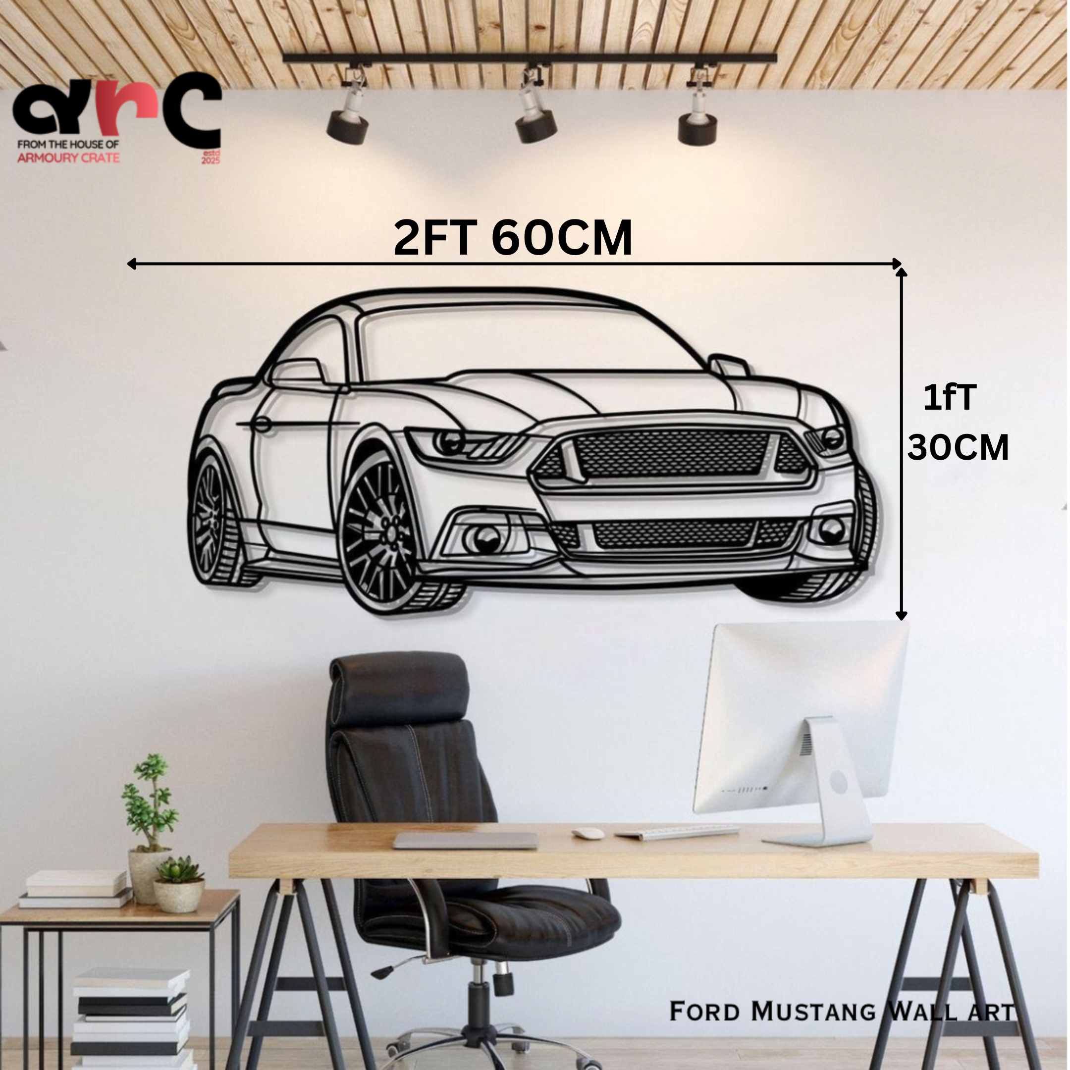 Ford Mustang Metal Wall Art