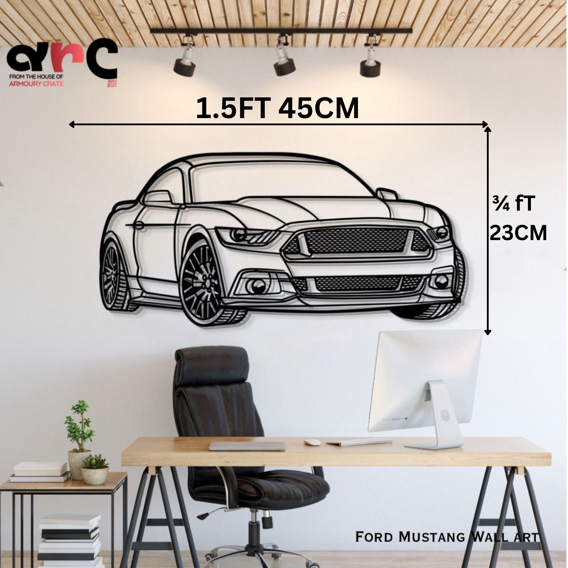 Ford Mustang Metal Wall Art