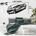 Mercedes-Benz W123 Metal Wall Art