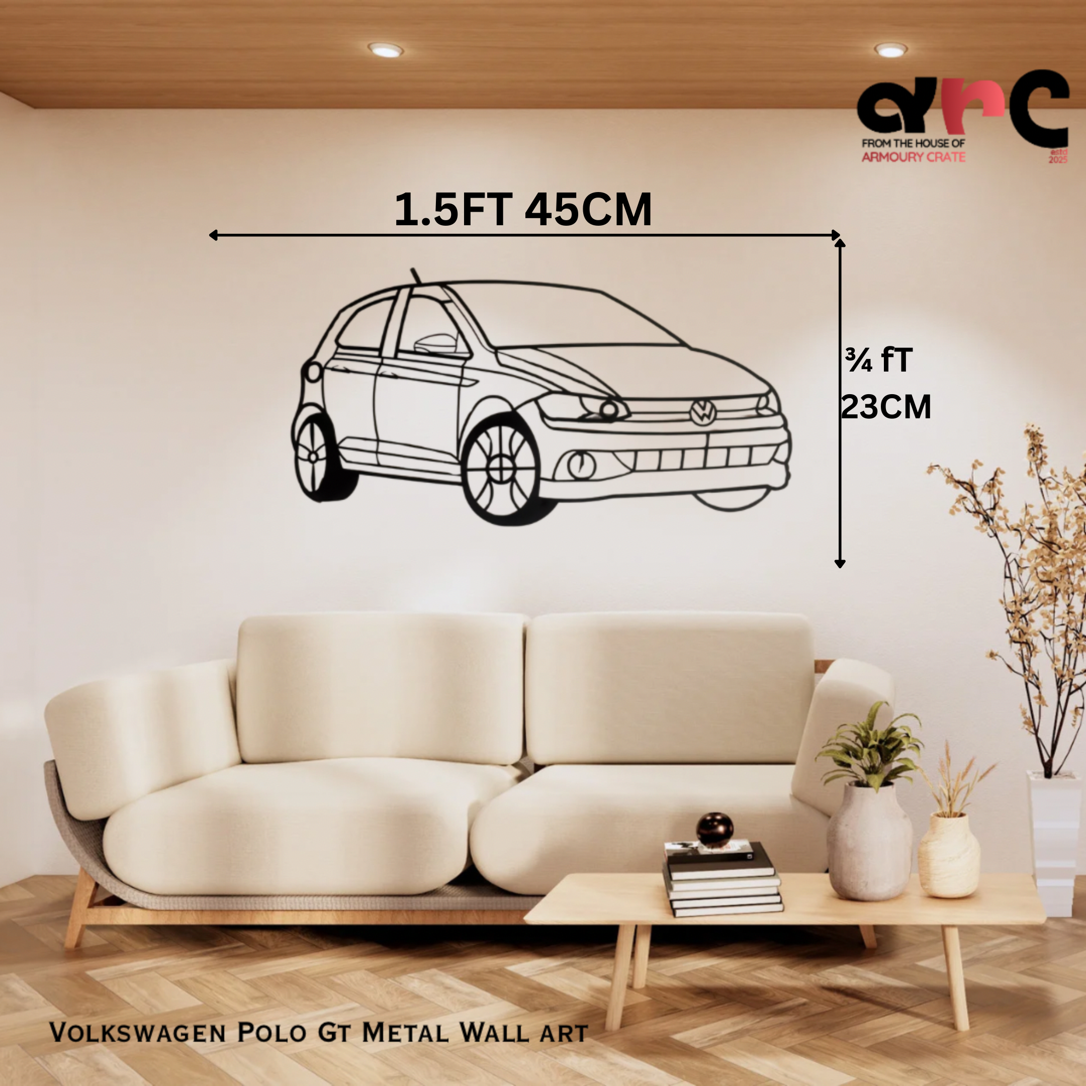 Volkswagen Polo GT Metal Wall Art