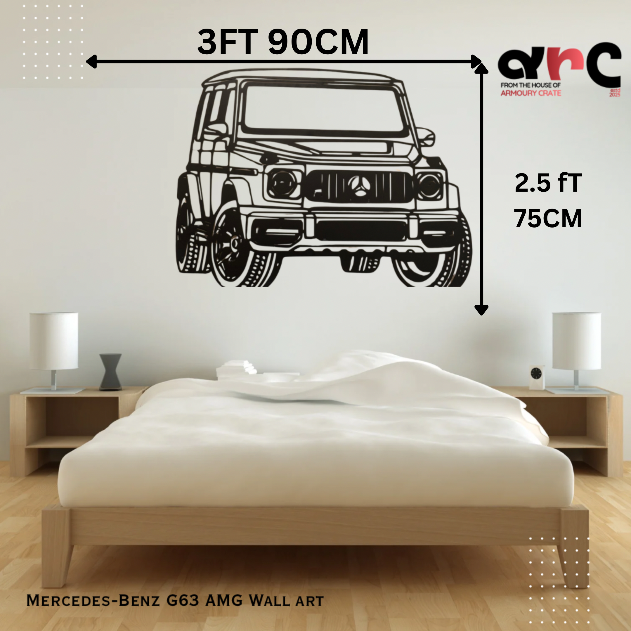 Mercedes-Benz G63 AMG Metal Wall Art