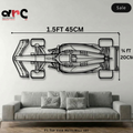 Formula One car Metal Wall Art