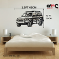 Pajero SFX Metal Wall Art (Front-Quarter View)
