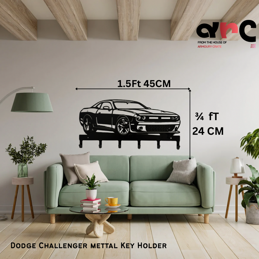 Dodge Metal wall hangers & key Holder