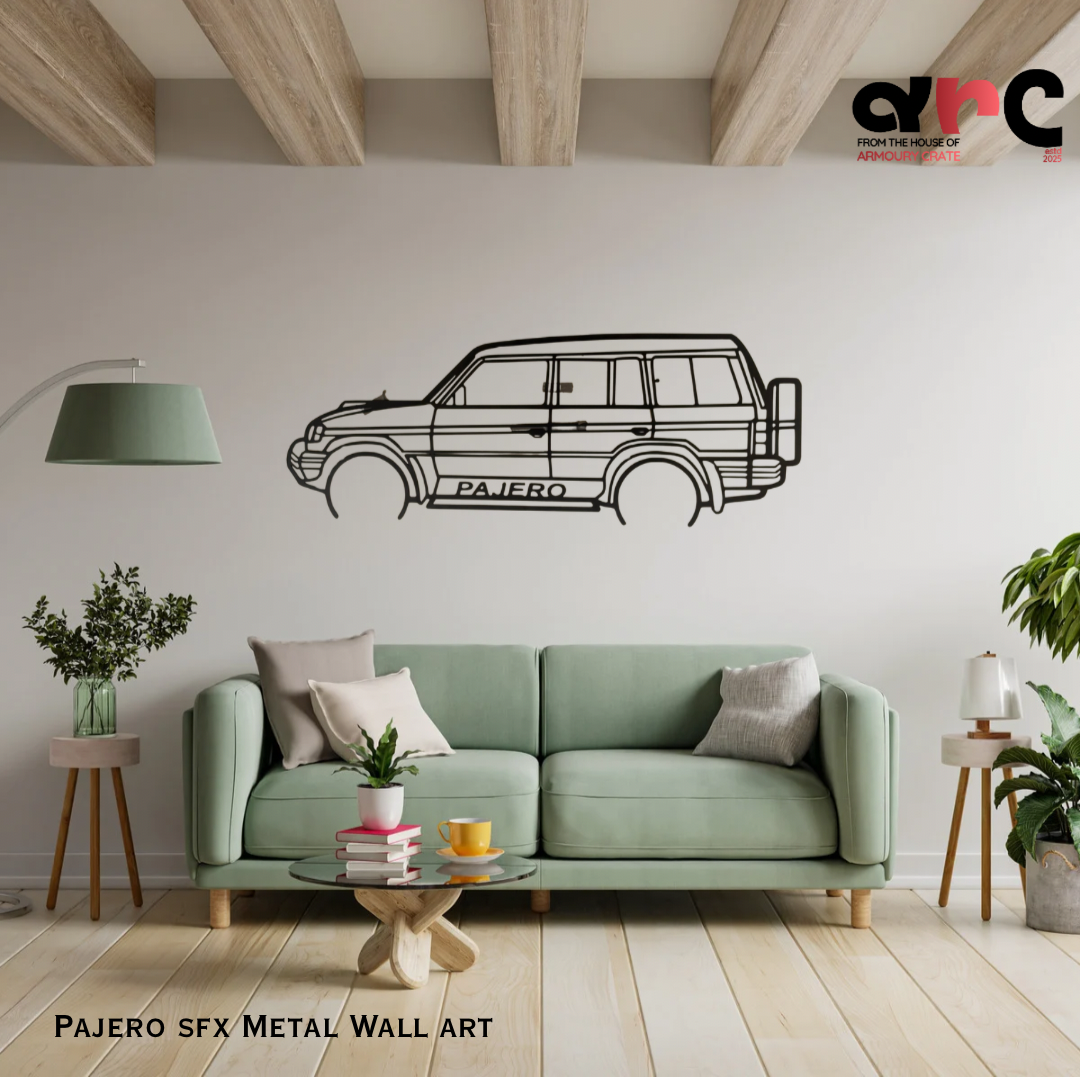 Pajero SFX Metal Wall Art