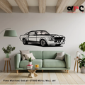 Ford Mustang Shelby GT500 Metal Wall Art