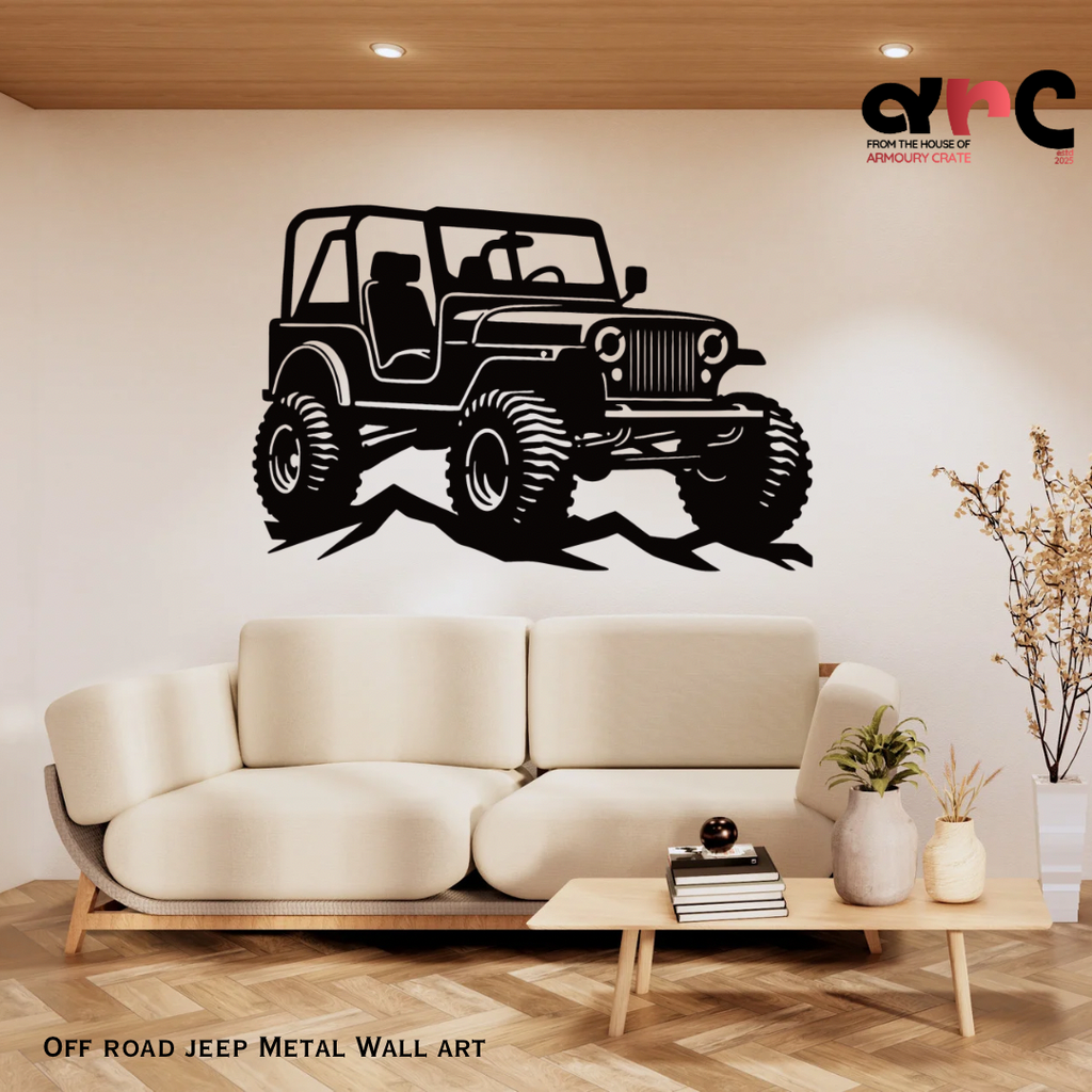 Off Road Jeep Metal Wall Art