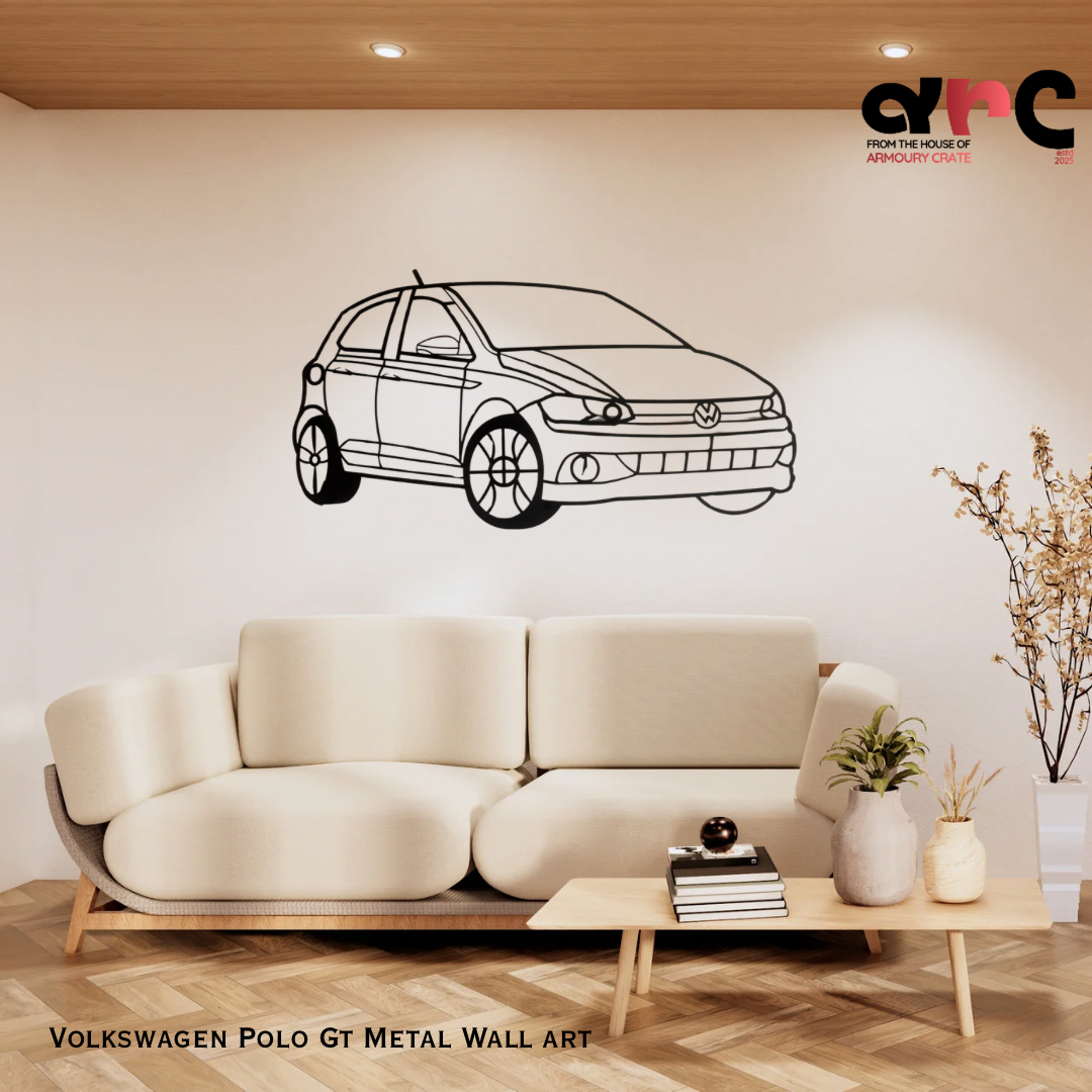 Volkswagen Polo GT Metal Wall Art