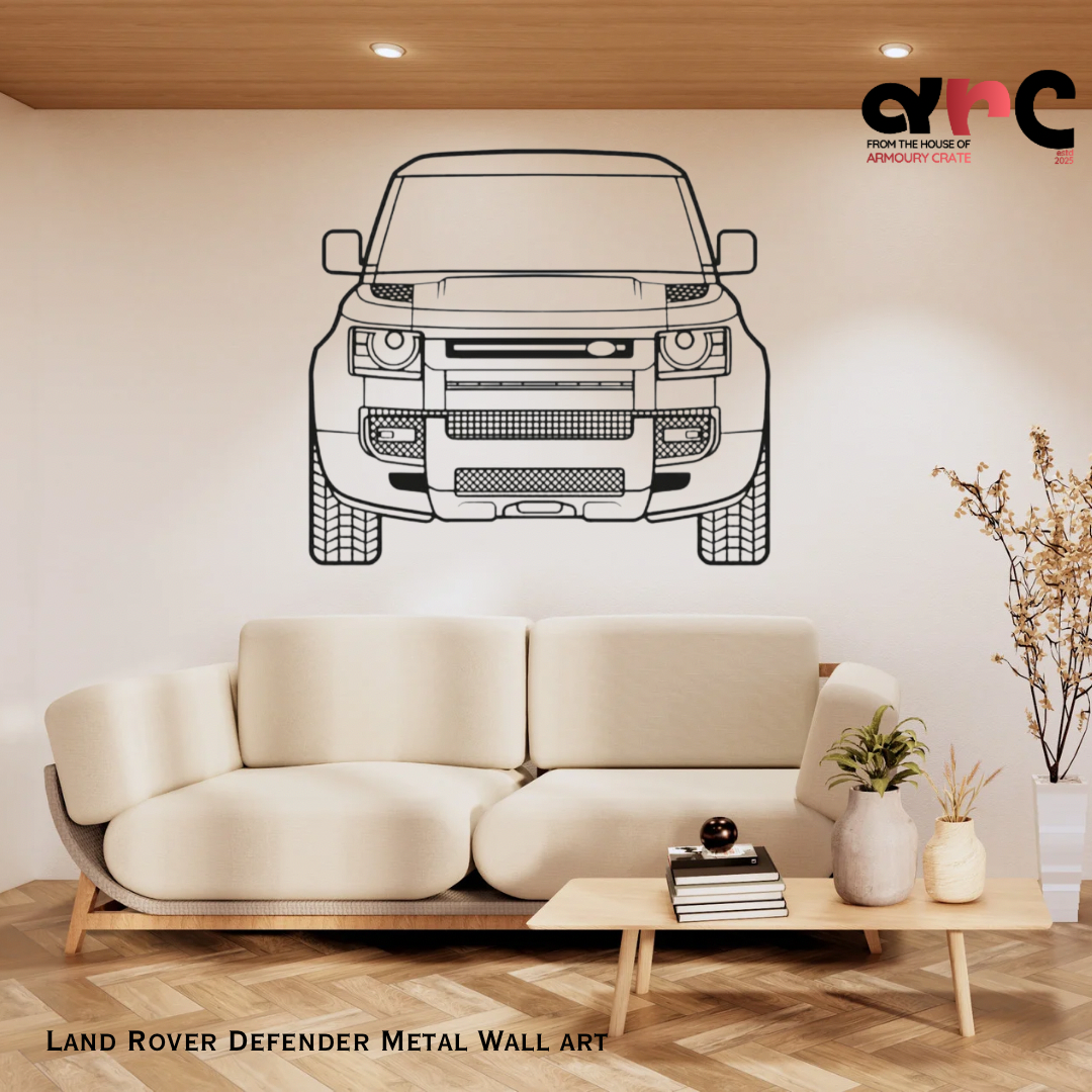 Land Rover Defender Metal Wall Art