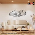 Lamborghini Huracán Metal Wall Art