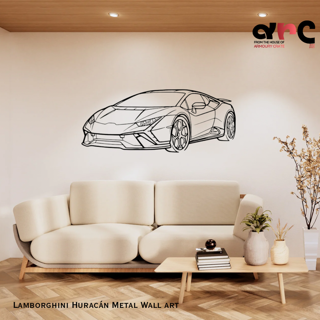 Lamborghini Huracán Metal Wall Art