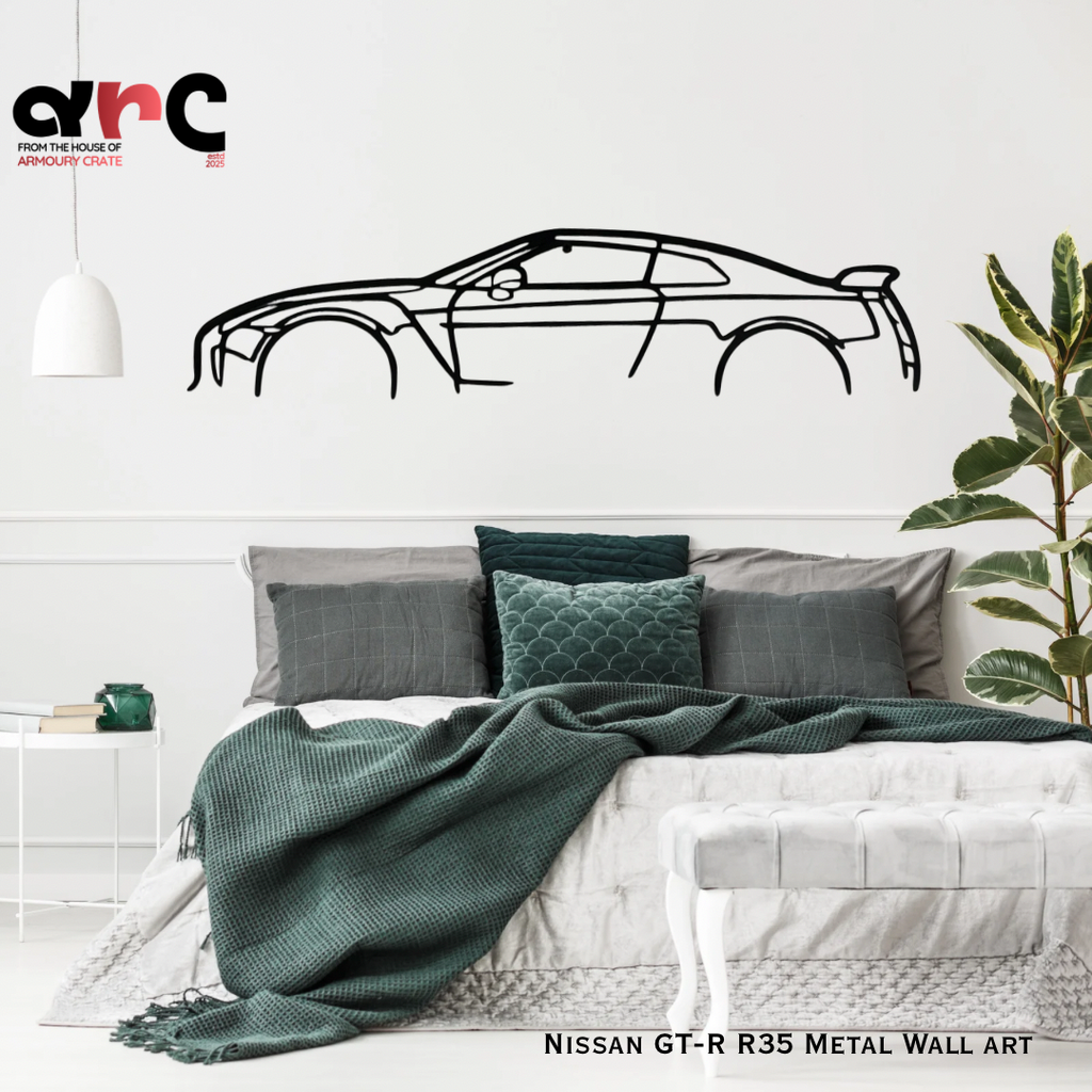 Nissan GT-R R35 Metal Wall Art