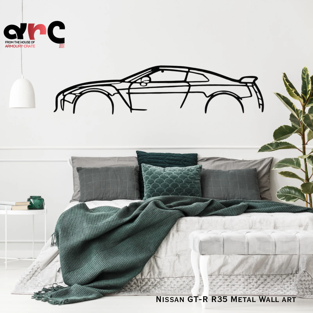 Nissan GT-R R35 Metal Wall Art