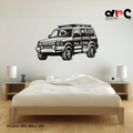 Pajero SFX Metal Wall Art (Front-Quarter View)