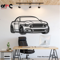 Ford Mustang Metal Wall Art
