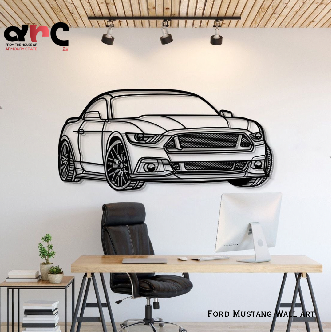 Ford Mustang Metal Wall Art