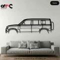 Land Rover Defender D110 Metal Wall Art