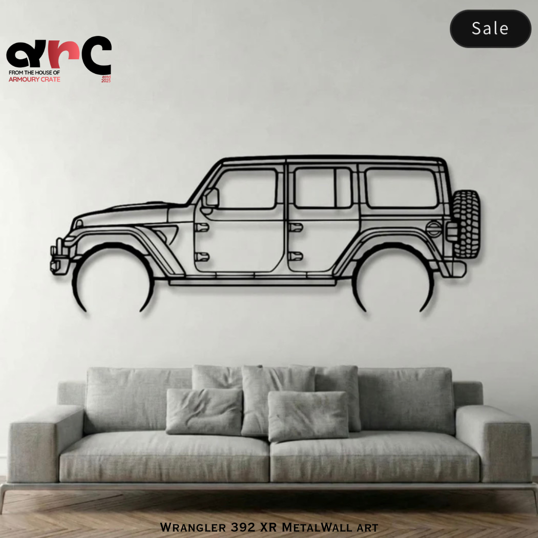 Jeep Wrangler Rubicon 392 XR Metal Wall Art