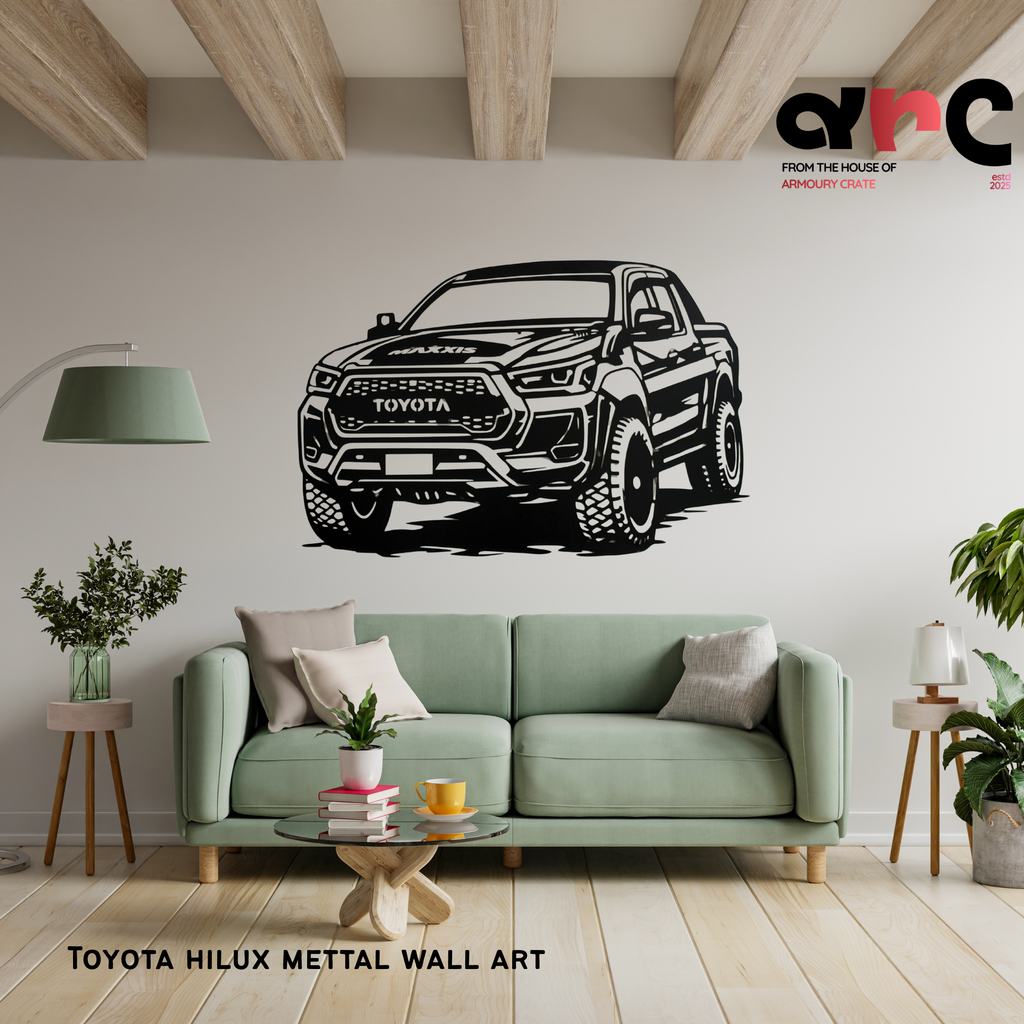 Toyota Hilux Metal Wall Art