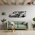 Nissan Skyline GT-R – Back view Metal Wall Art